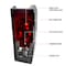 Spec-D Tuning 05-10 Hummer H3 Altezza Tail Light Red Smoke LT-H306RG-TM - alternate 9